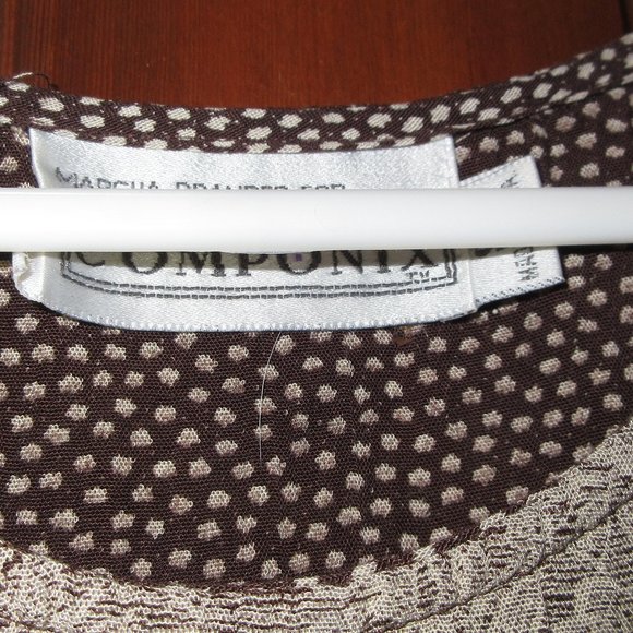 Sleeveless COMPONIX Rayon Top Small - Picture 2 of 3